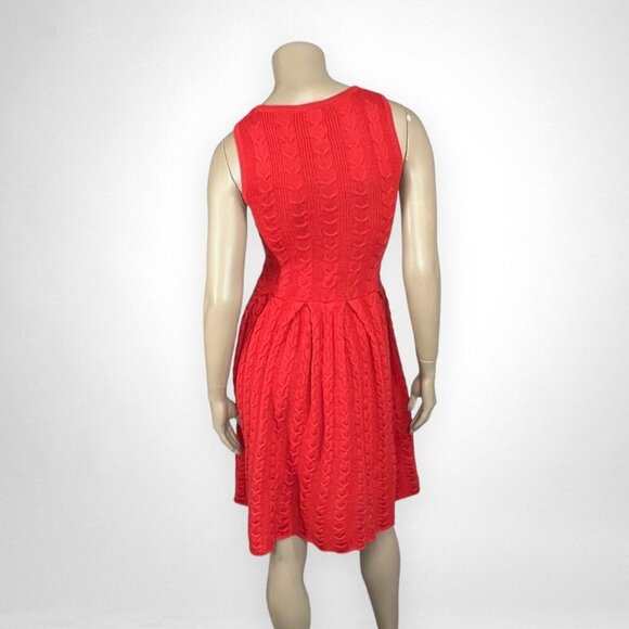 ANTHROPOLOGIE XS Flared Cabled Sweater Dress - Picture 3 of 7